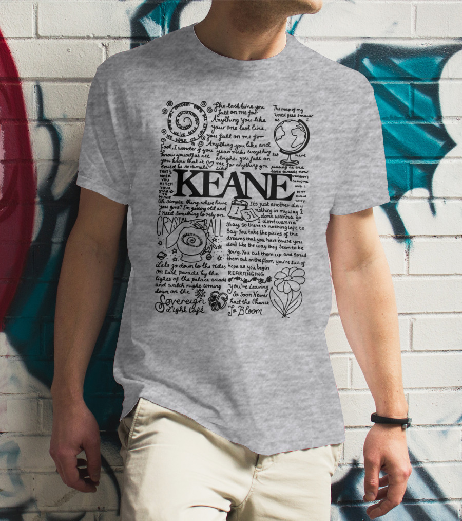 Keane Hopes Crystal Ball Sovereign Night Sky Bloom T-Shirt