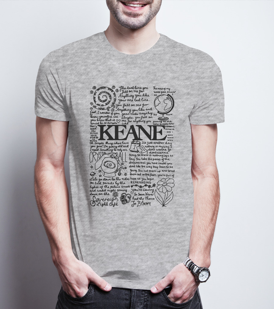 Keane Hopes Crystal Ball Sovereign Night Sky Bloom T-Shirt
