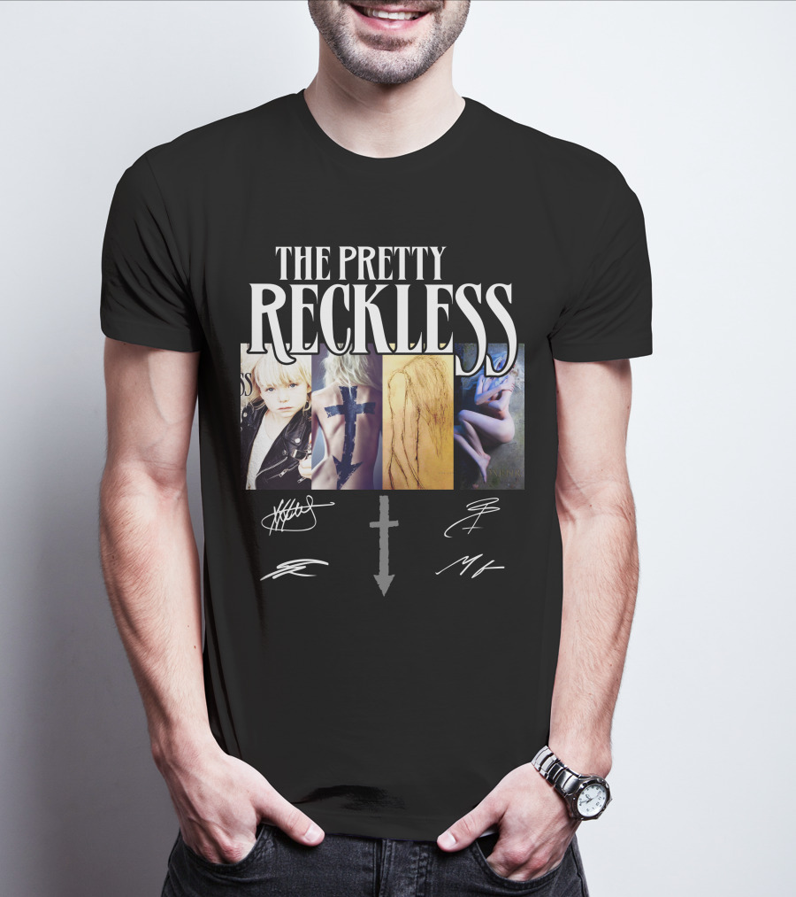 The Pretty Reckless Signed Cross Art Collection T-Shirt