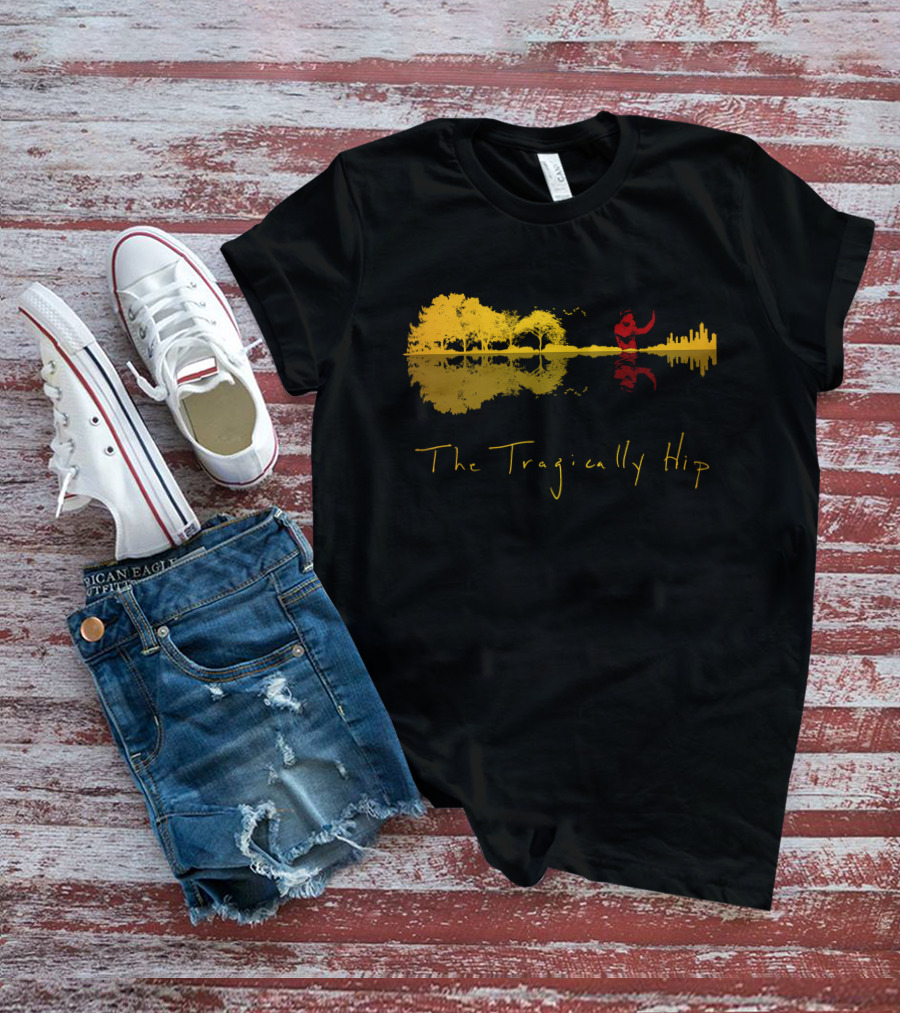 The Tragically Hip Trees And Cityscape Reflection T-Shirt