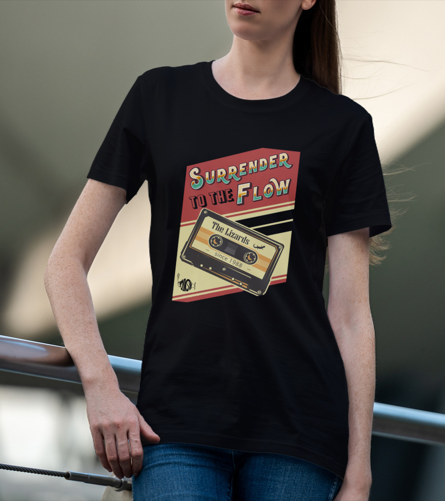 Surrender To The Flow The Lizards Since 1988 Cassette T-Shirt