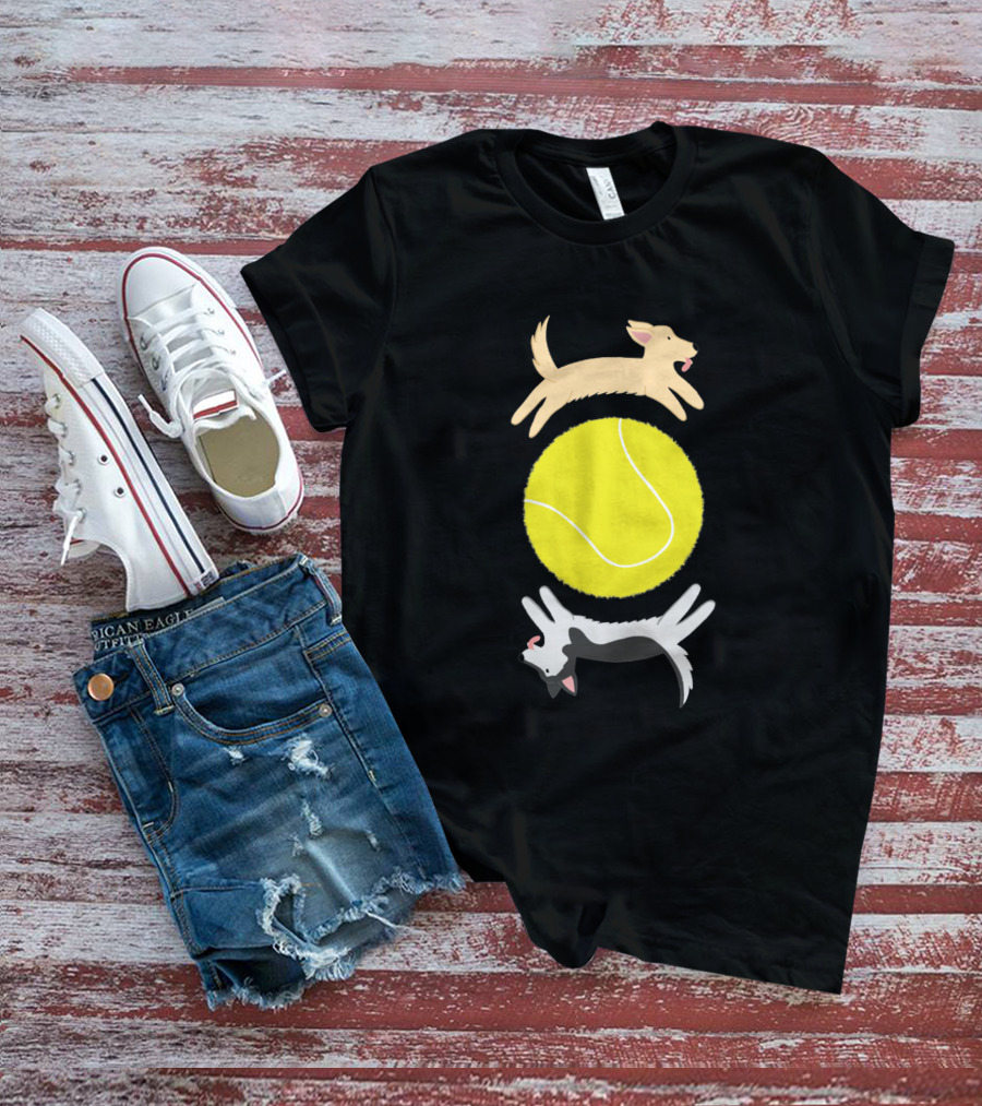 Ball Is Life With Dogs And Tennis Ball 1159928 T-Shirt