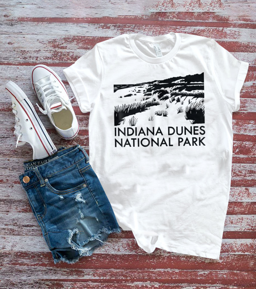 Indiana Dunes National Park Scenic Landscape T-Shirt