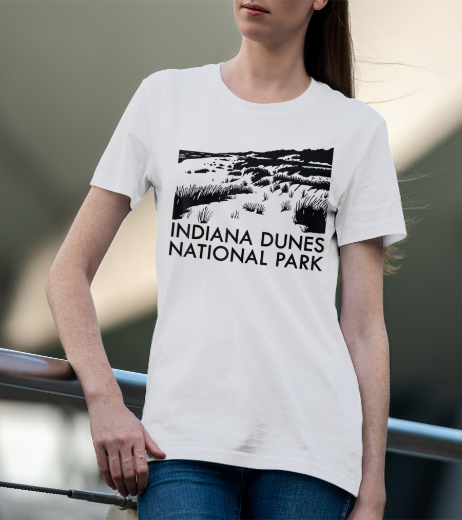 Indiana Dunes National Park Scenic Landscape T-Shirt