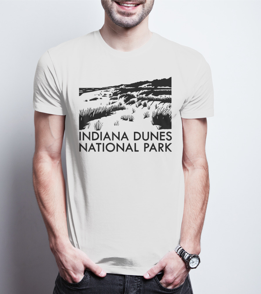 Indiana Dunes National Park Scenic Landscape T-Shirt
