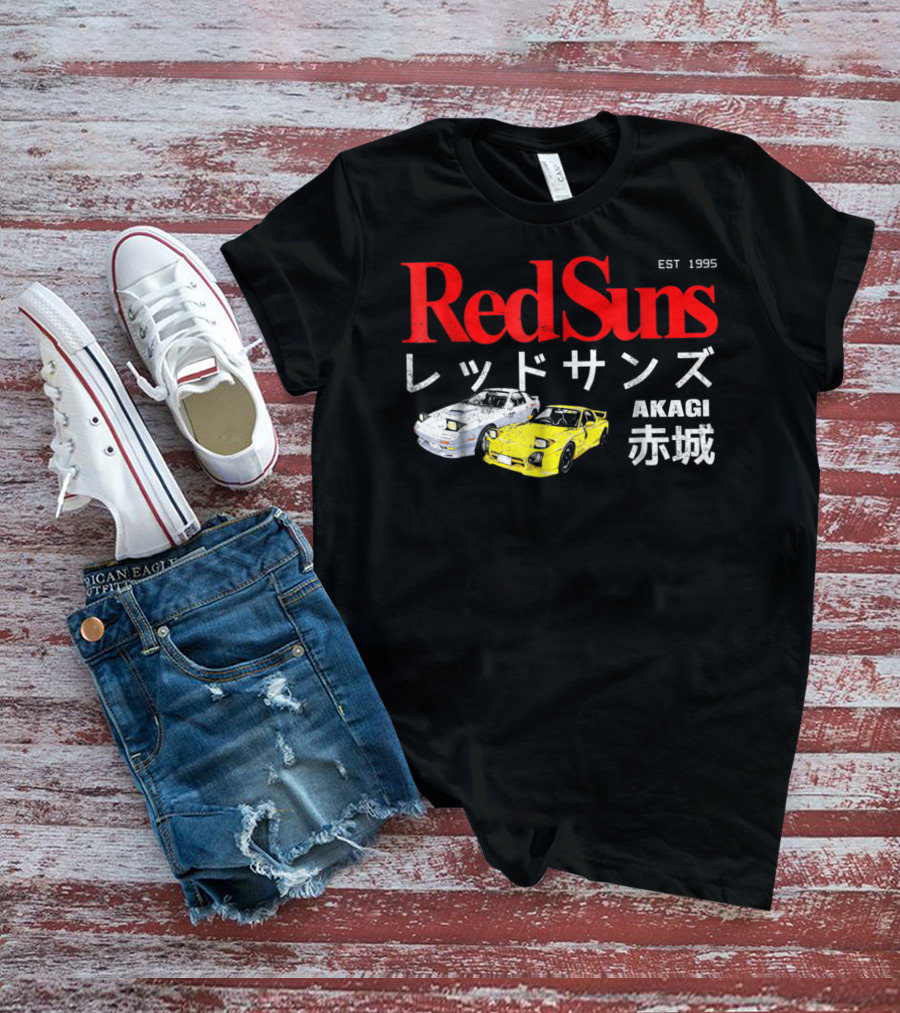 RedSuns Akagi EST 1995 Initial D T-Shirt