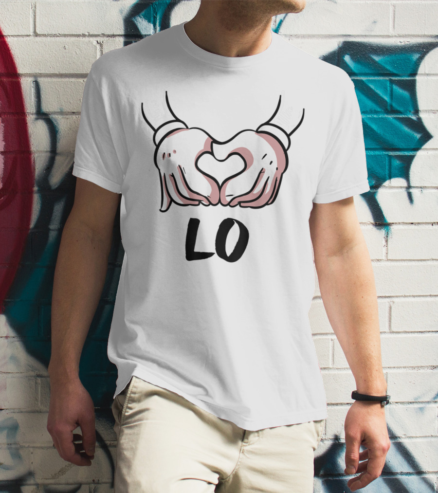 Valentines Day Hands Heart LO T-Shirt