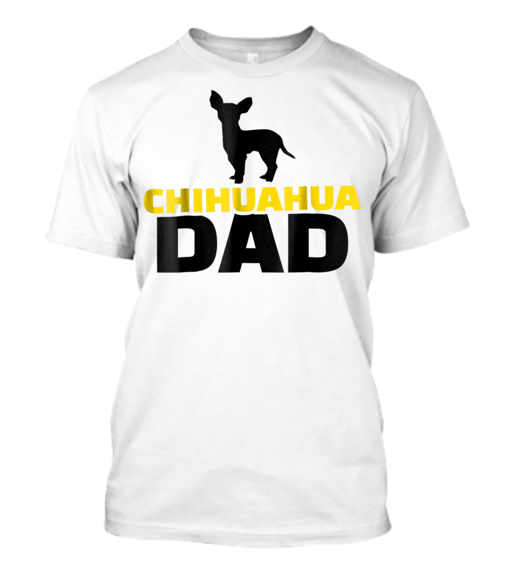 Chihuahua Dad Silhouette T-Shirt