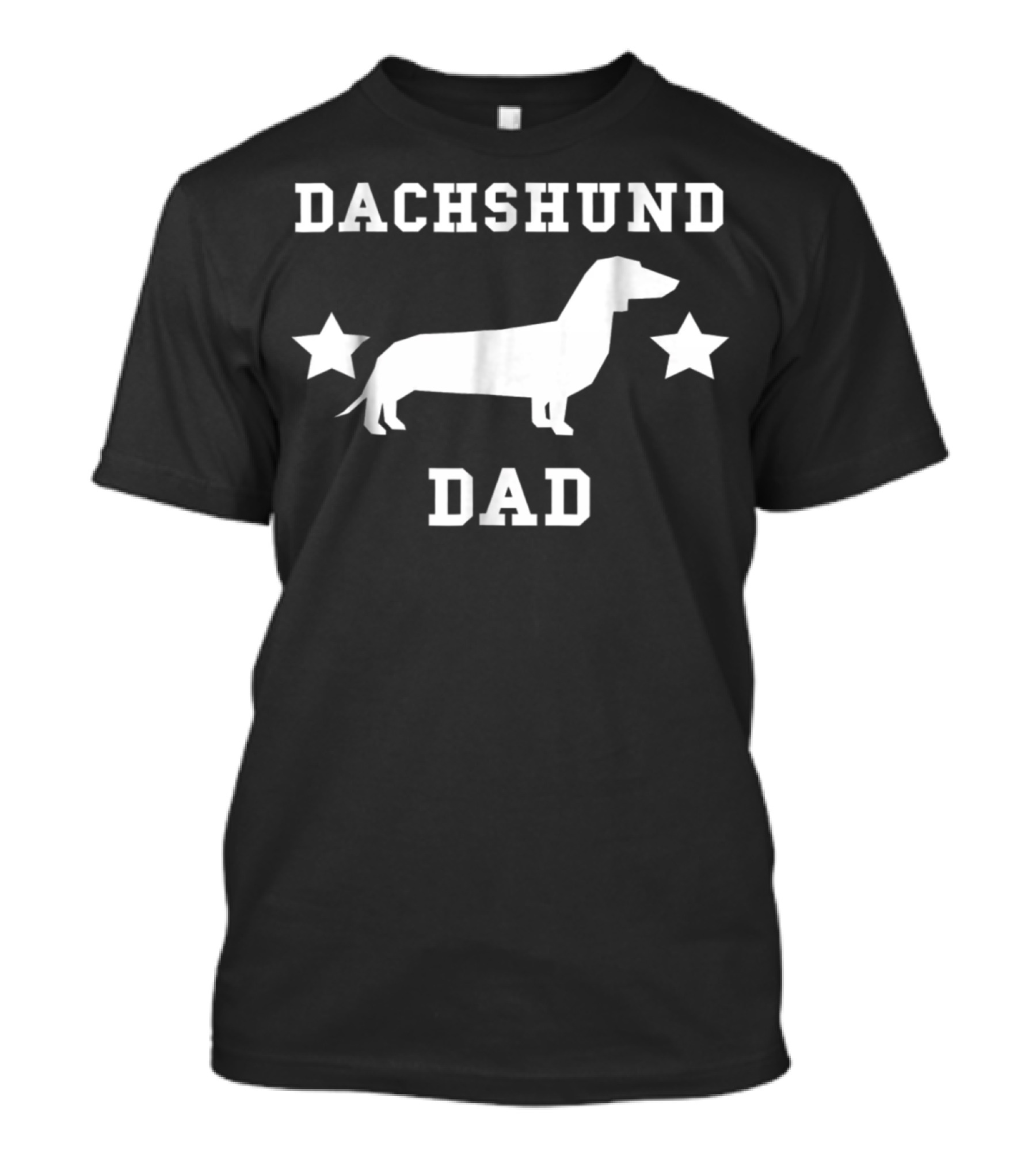 Dachshund Dad Stars T-Shirt