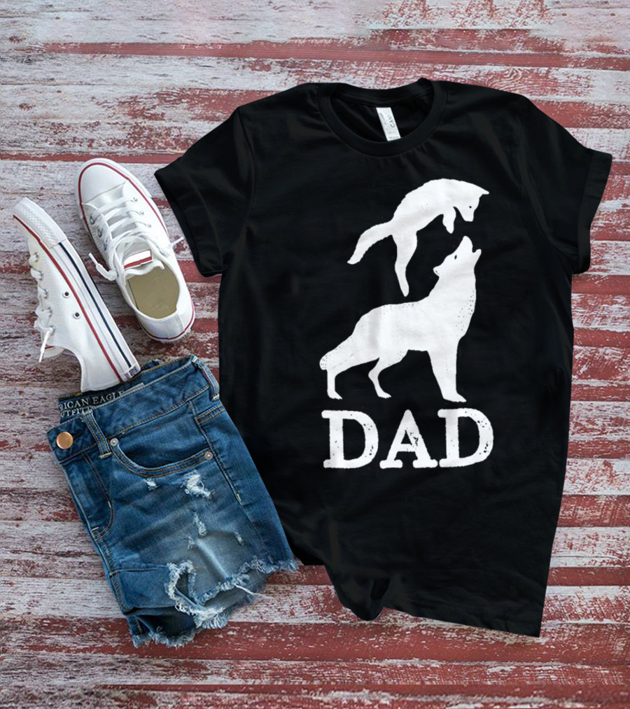 Dad Wolf And Pup T-Shirt