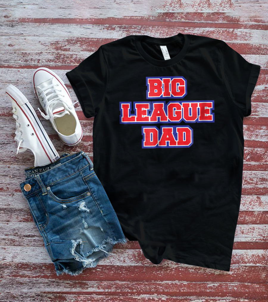 Big League Dad Baseball Mens T-Shirt