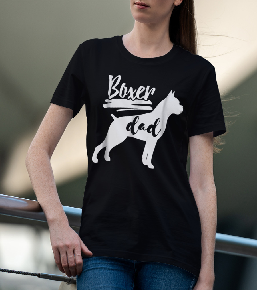 Boxer Dad Dog T-Shirt