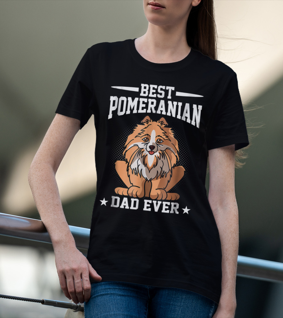Best Pomeranian Dad Ever T-Shirt