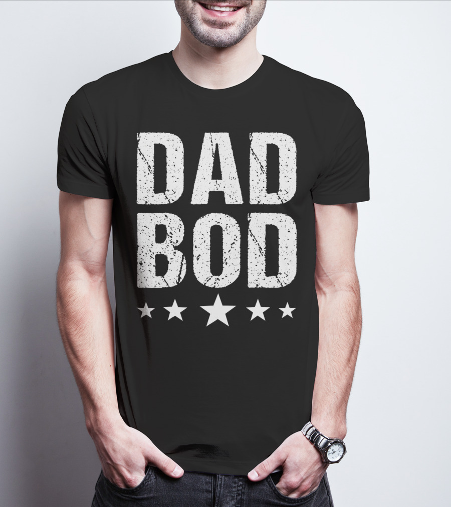 Dad Bod Stars Trendy Look T-Shirt