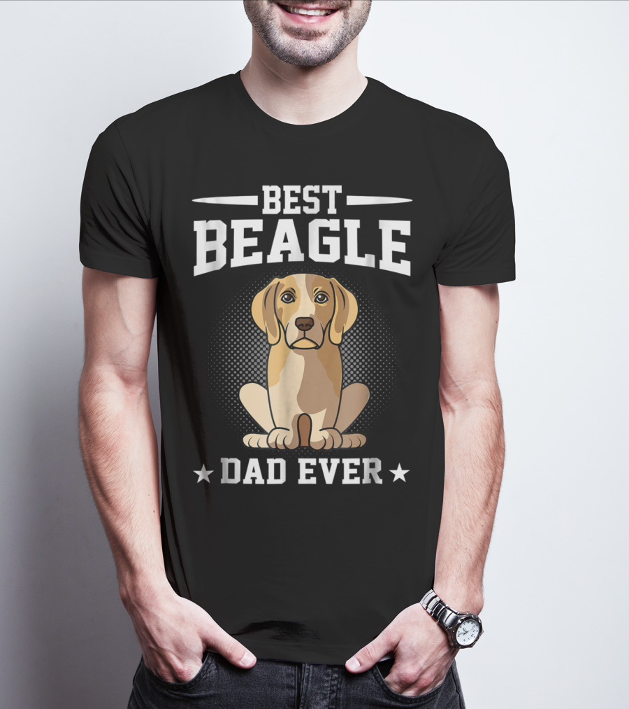 Best Beagle Dad Ever Dog Owner T-Shirt