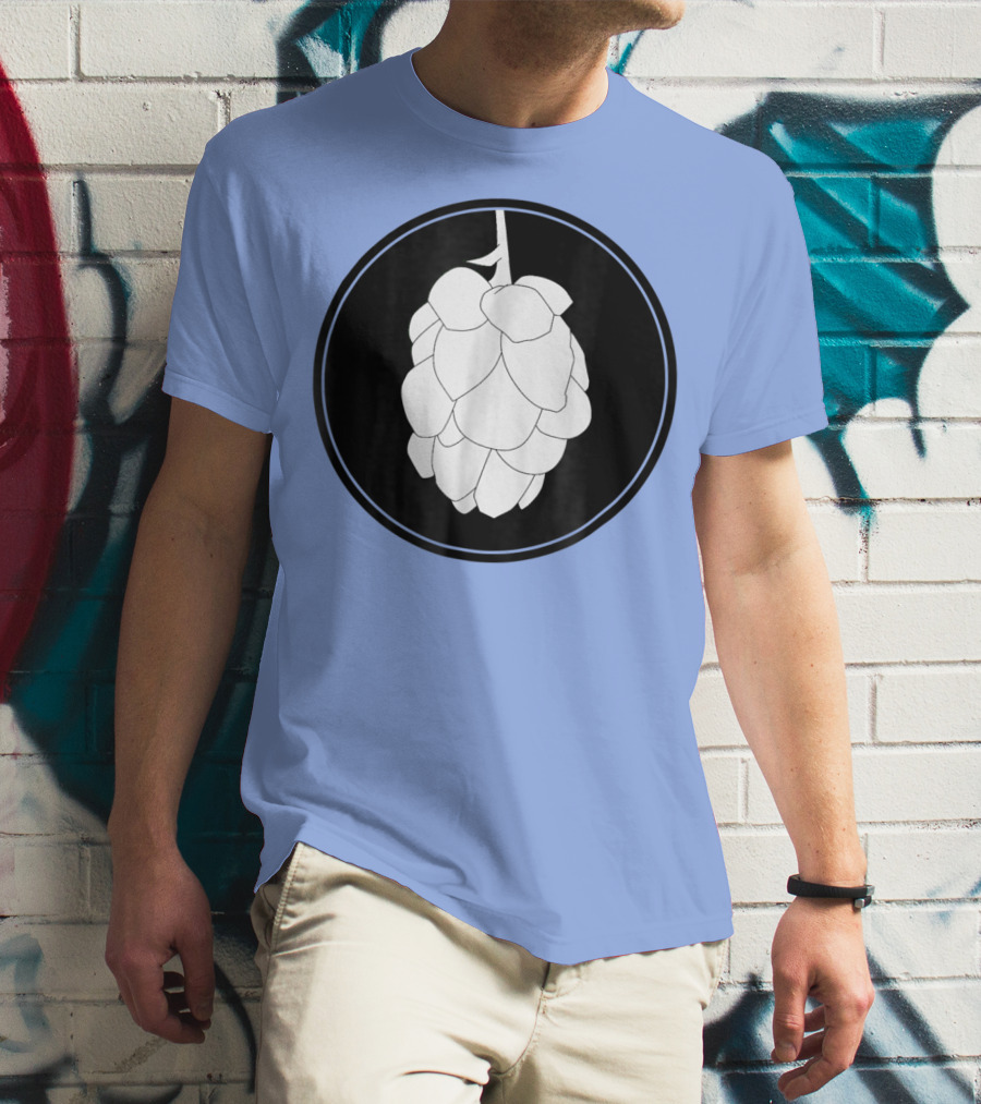 BIRTHDAY Craft Beer Hops Leaf Brewing Dad27 Hops Cone T-Shirt