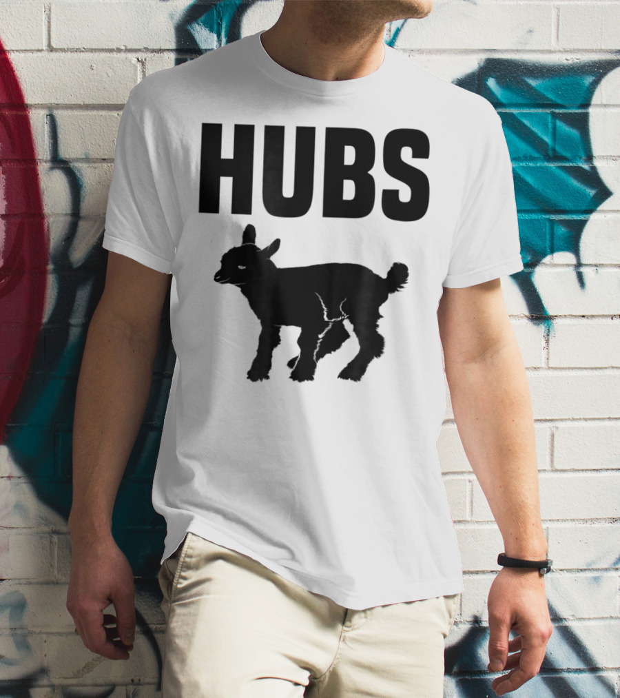 Hubs Baby Goat For Husband Wife Dad T-Shirt