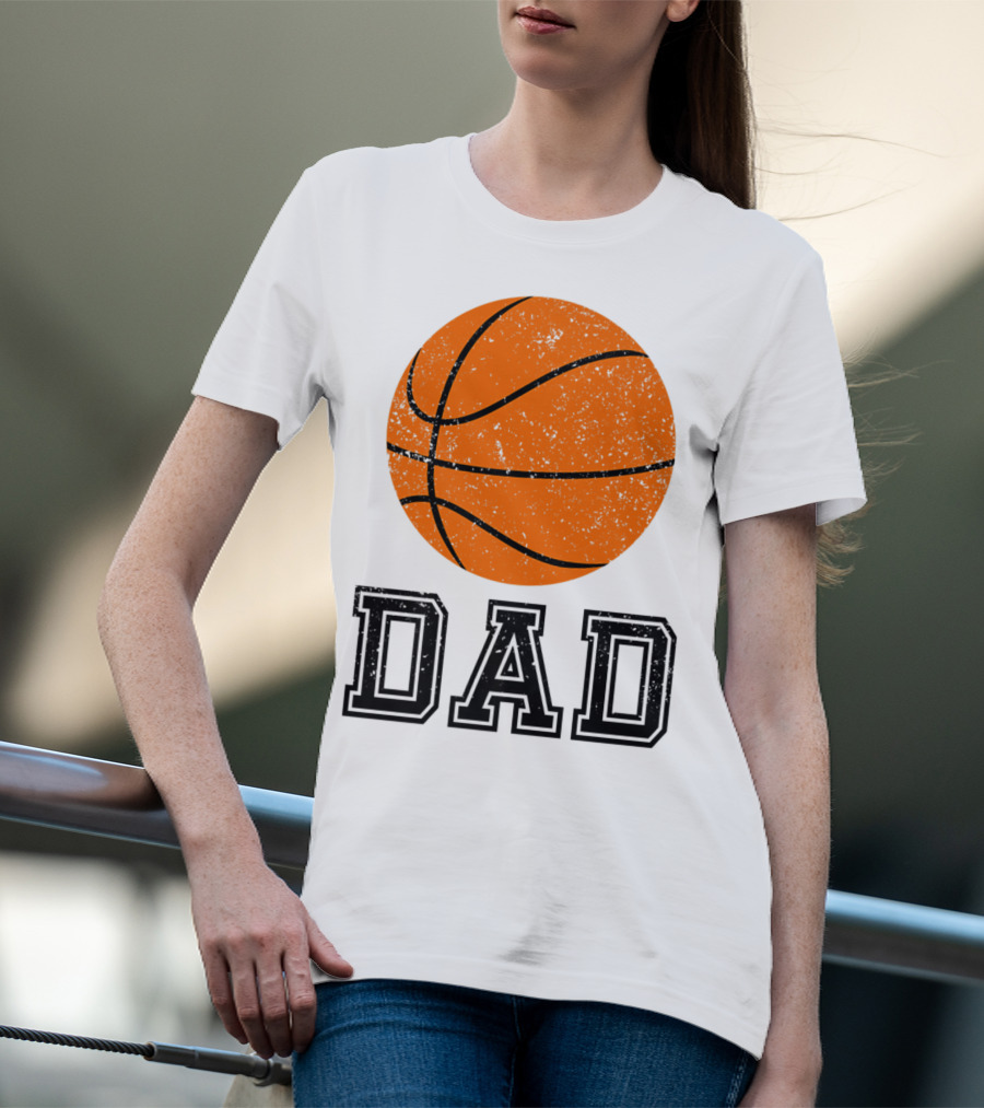 Basketball Dad Vintage Ball T-Shirt