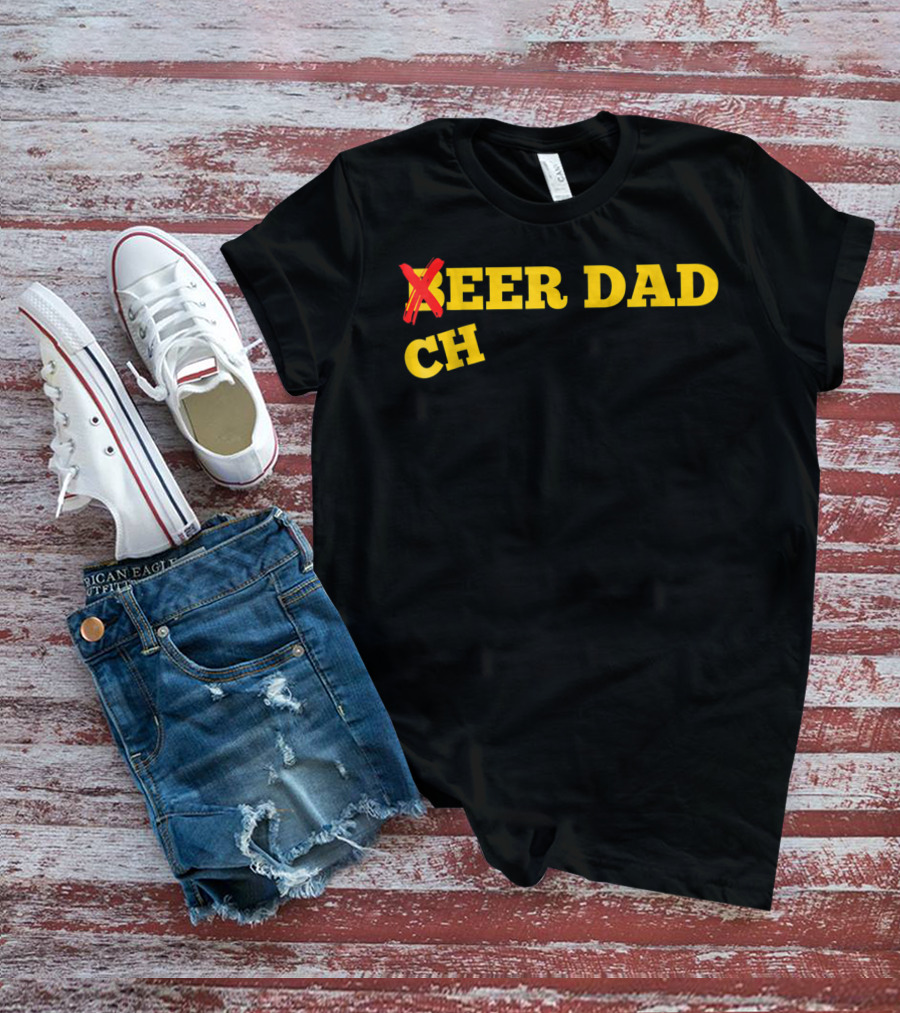 Cheer Dad Not Beer Dad Cheer Dad T-Shirt