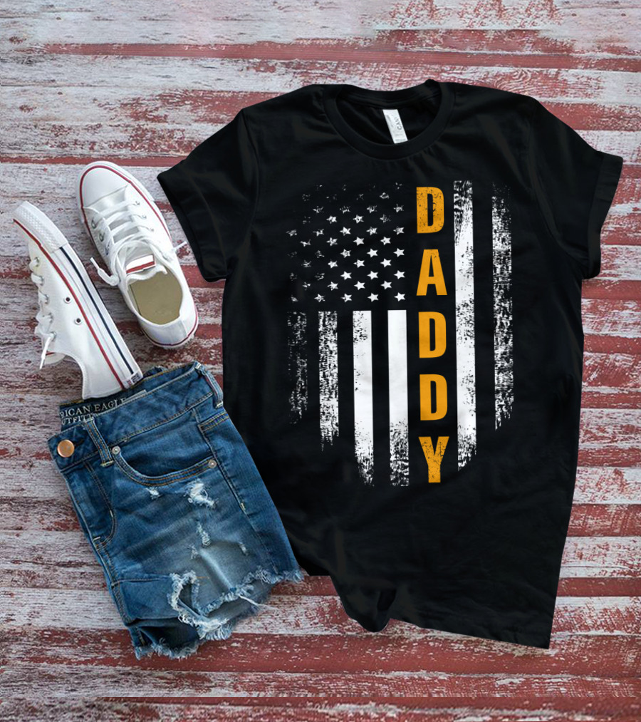 Proud American Daddy Flag T-Shirt