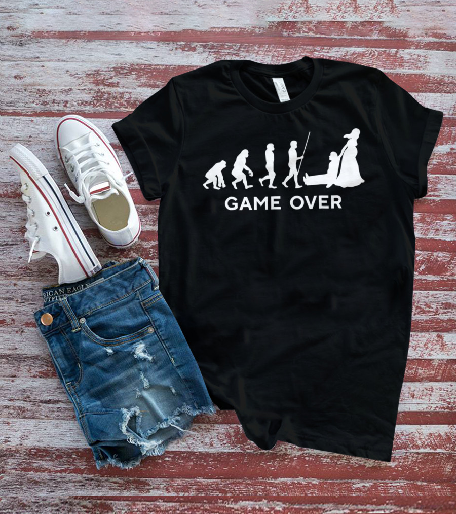 Game Over Wedding Funny Evolution66 Cool New T-Shirt