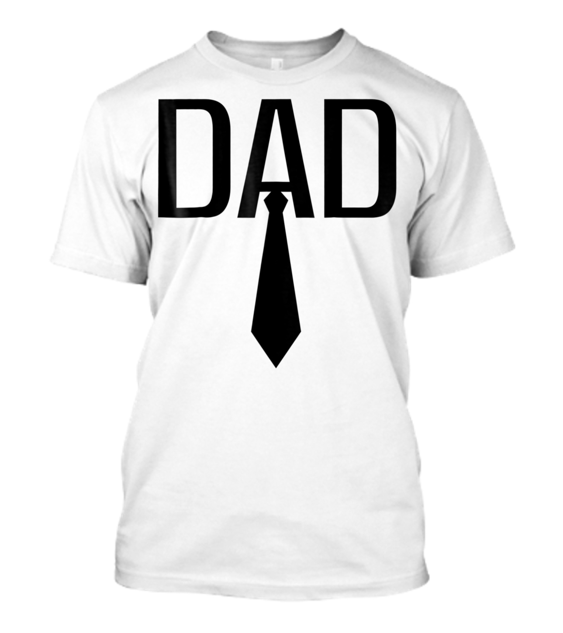 Dad Tie Design Family Papa Dad Son Daughter T-Shirt