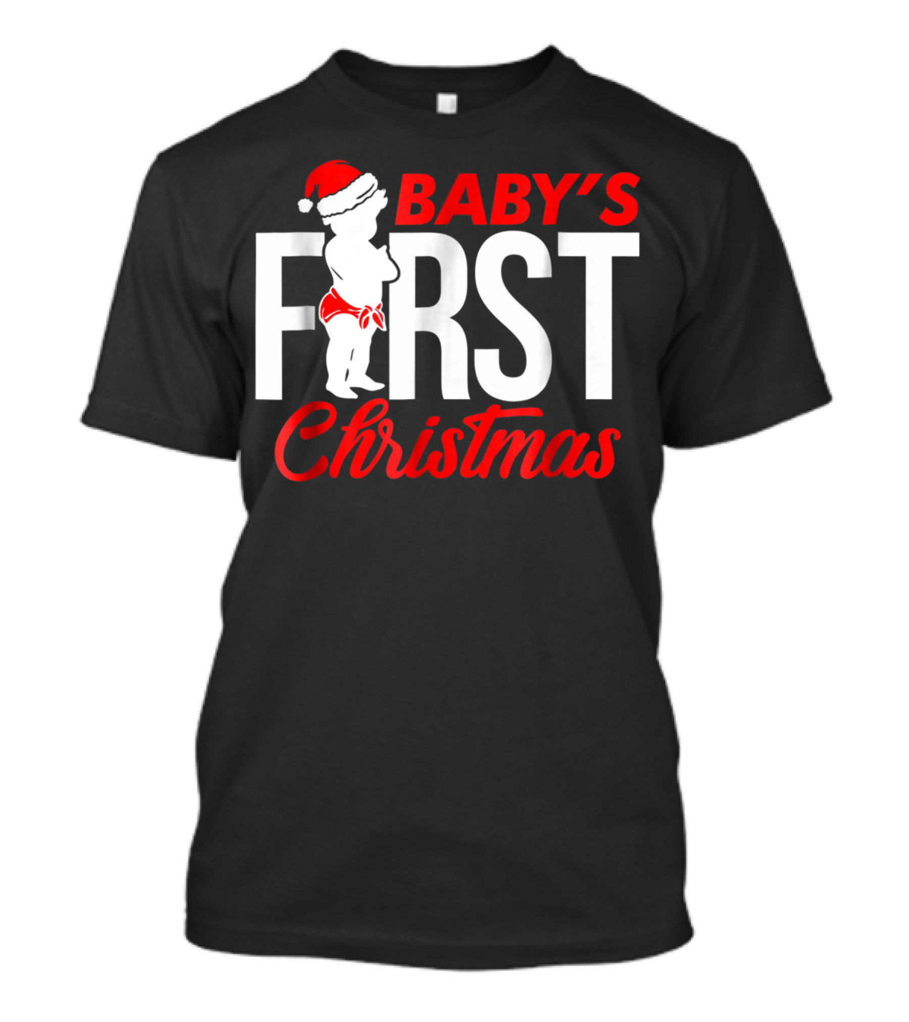Baby's First Christmas Sister Family Grandma T-Shirt