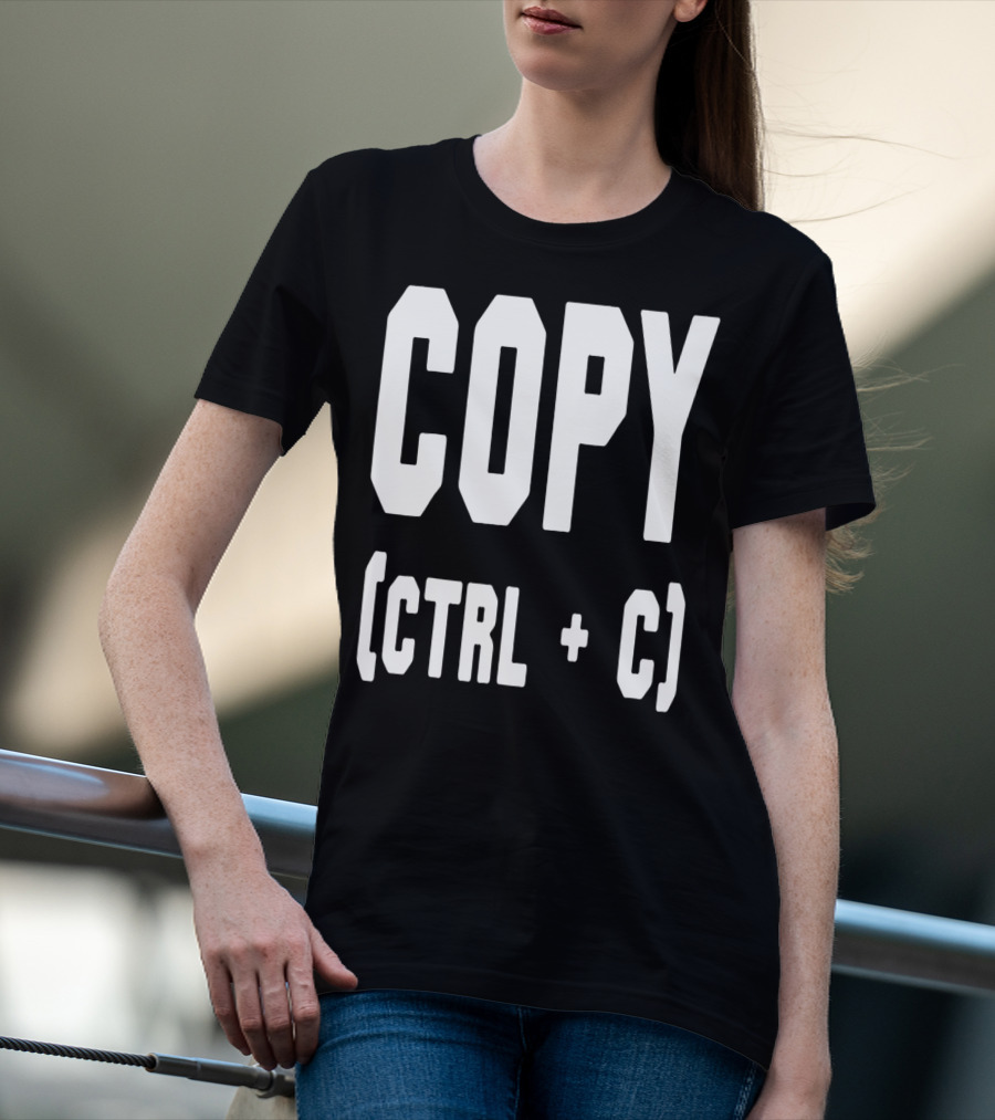 Best Funny Birthday Dad Papa From Sons Copy Ctrl + C 76 T-Shirt