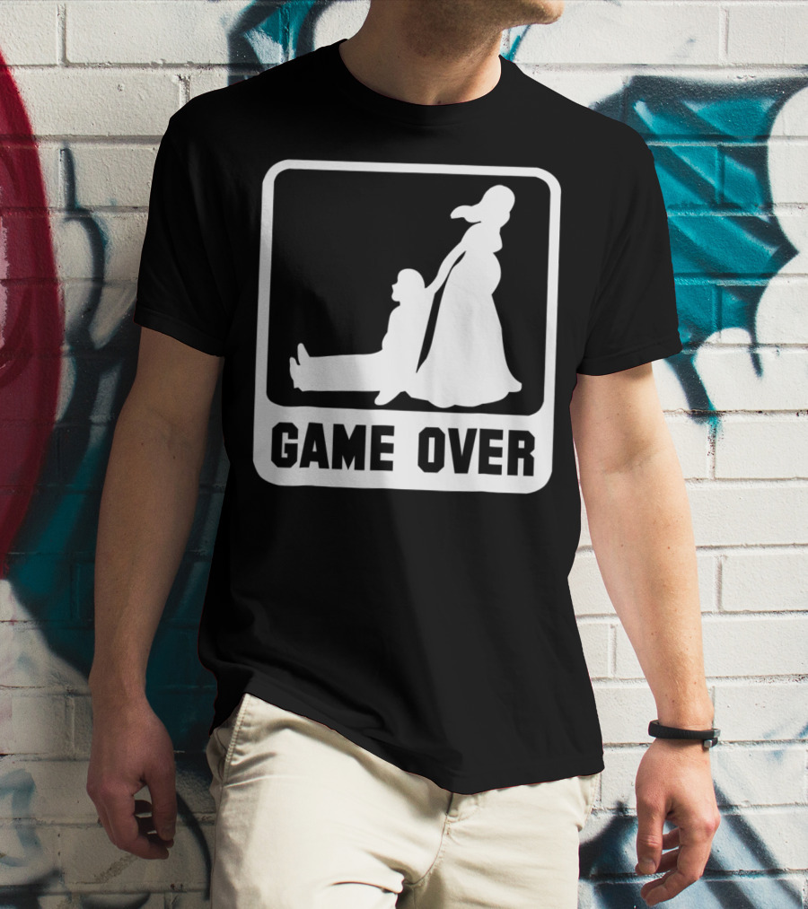 Game Over Wedding Humor T-Shirt