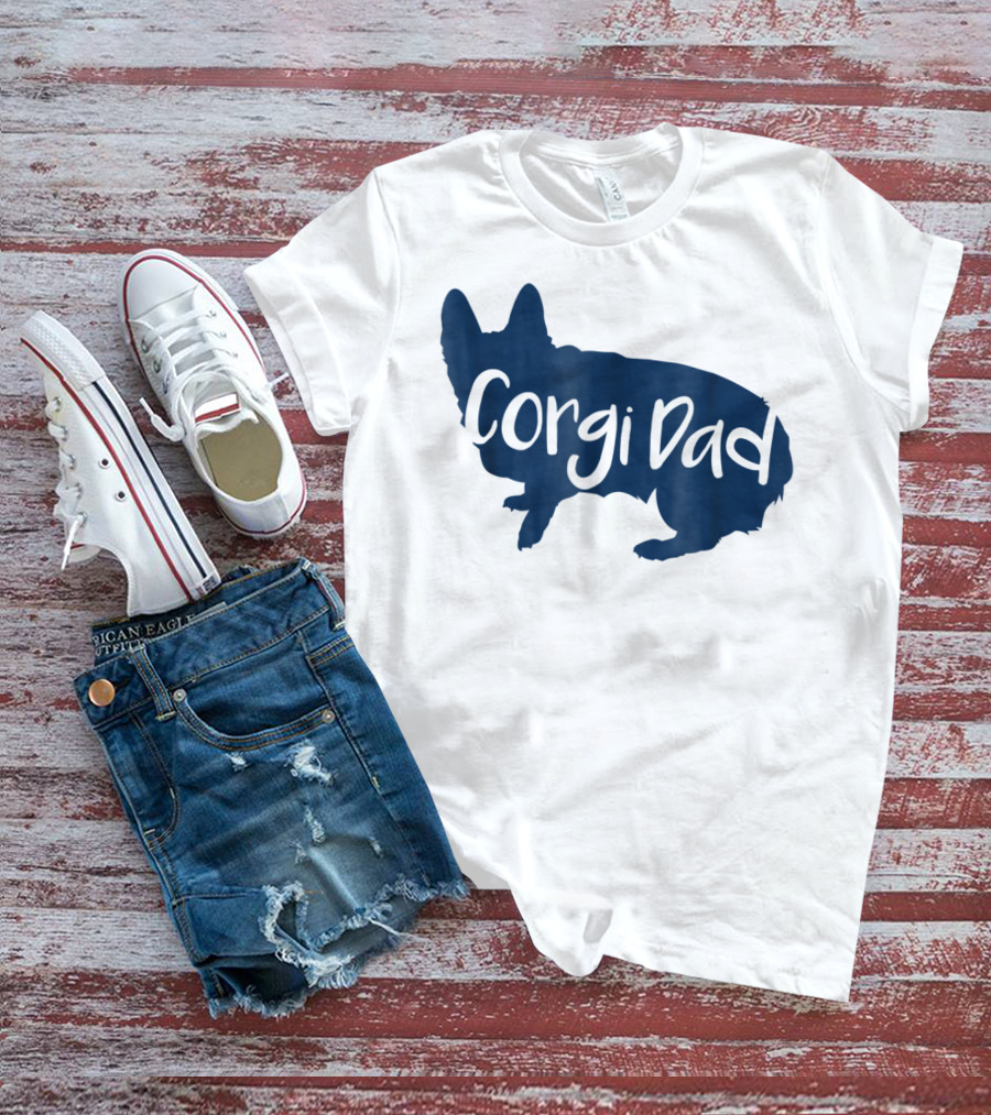 Corgi Dad CorgiLover Dog T-Shirt