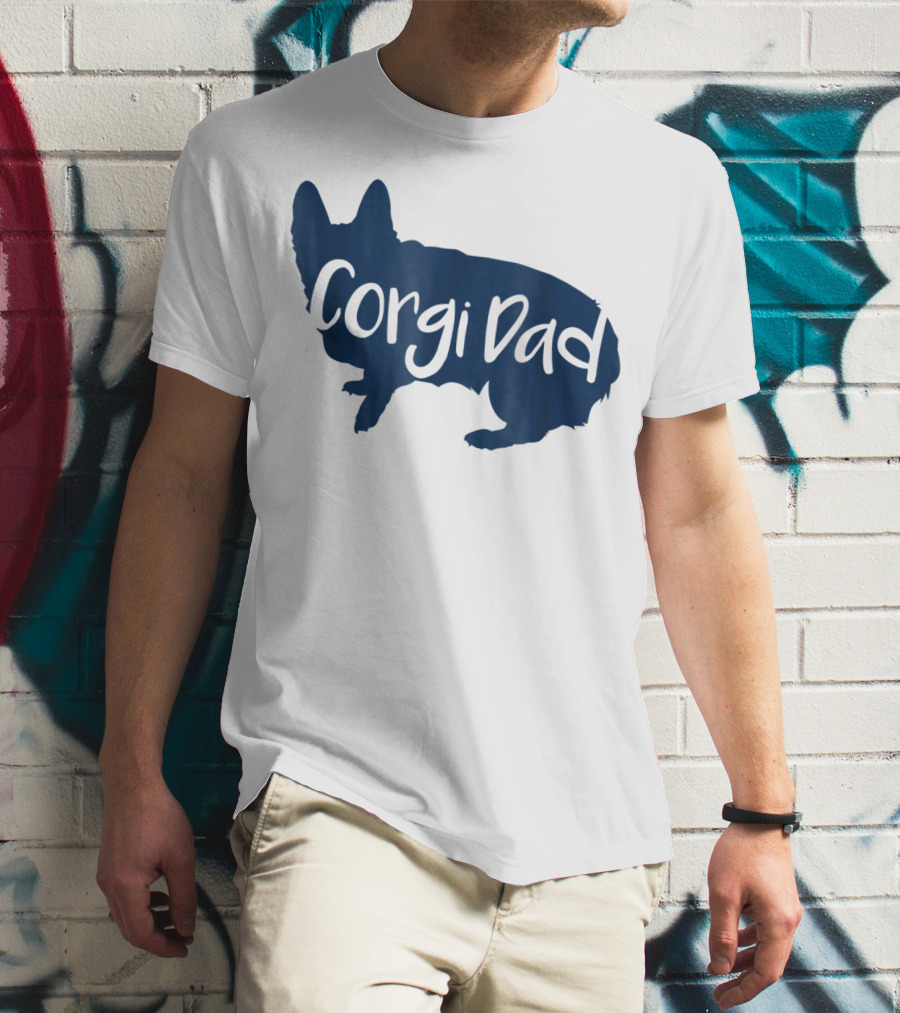 Corgi Dad CorgiLover Dog T-Shirt