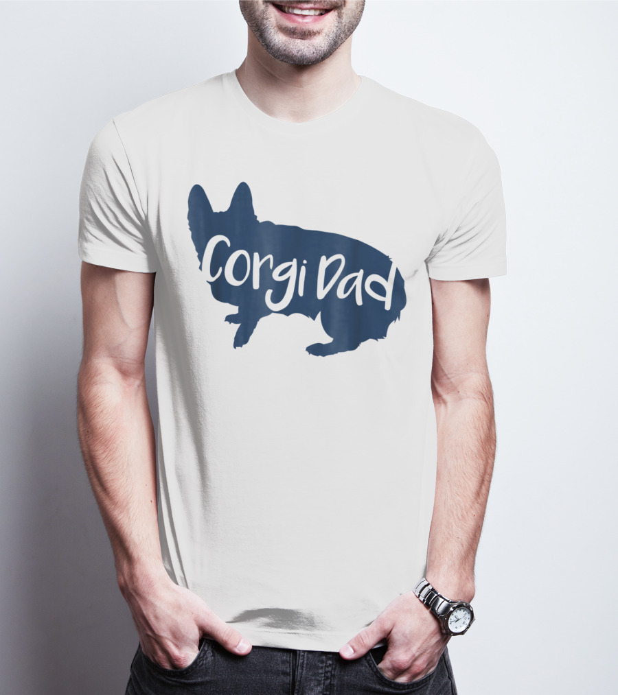 Corgi Dad CorgiLover Dog T-Shirt