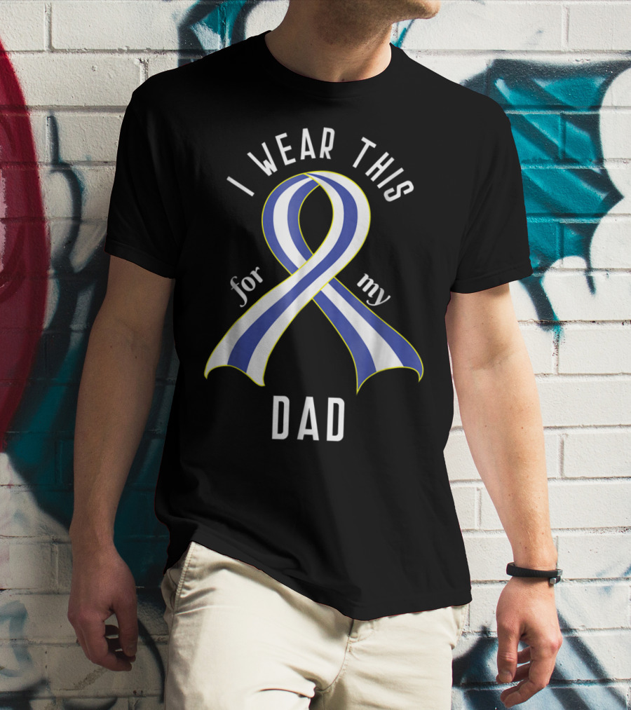 I Wear This ALS Awareness Ribbon For My Dad T-Shirt