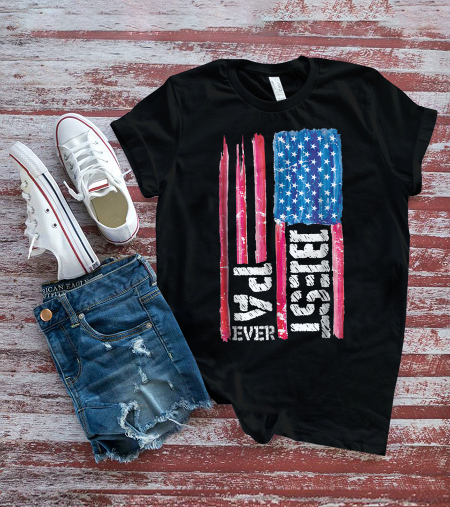 Best Pa Ever Distressed American Flag 93 T-Shirt