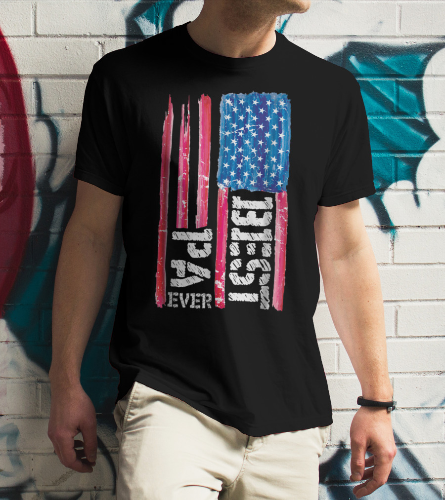 Best Pa Ever Distressed American Flag 93 T-Shirt