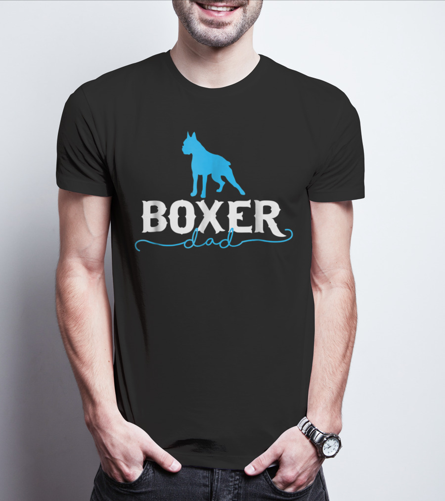 Boxer Dog Dad T-Shirt