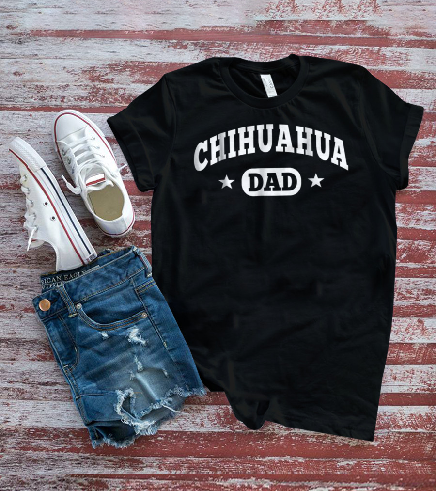 Chihuahua Dad Stars T-Shirt