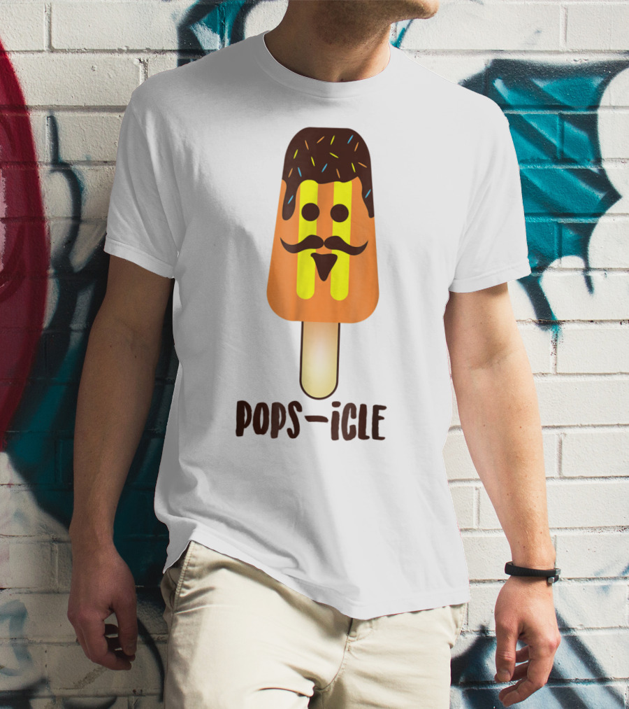 Dad Day Pops-icle Ice Pop Dy Papa54 T-Shirt