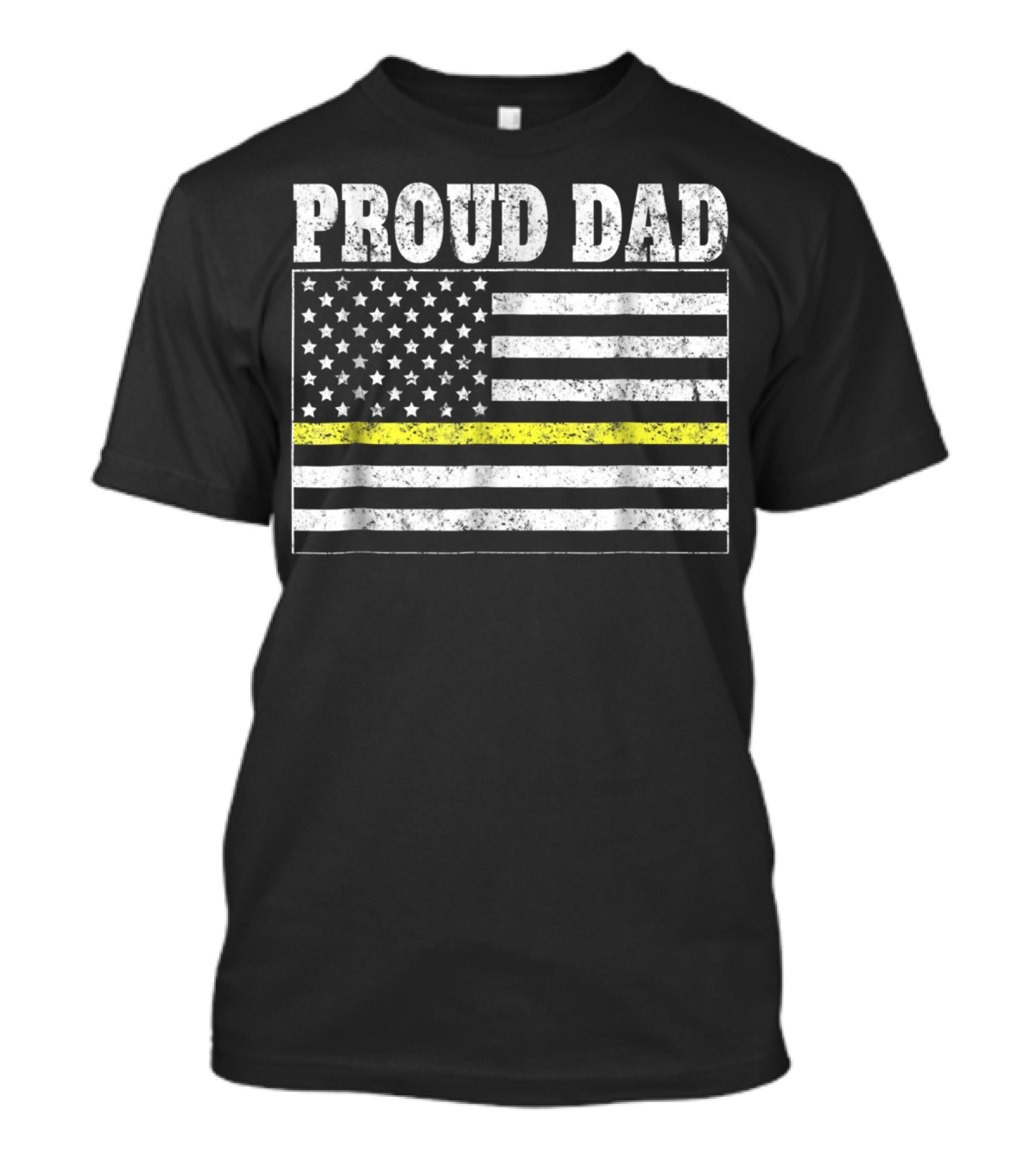 Proud Dad Thin Yellow Line Dispatcher Dispatch84 T-Shirt