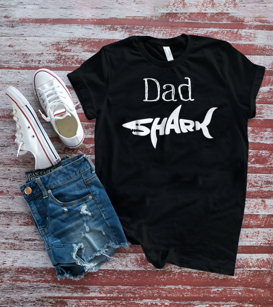 Dad Shark Family Matching Mommy Daddy Shark T-Shirt