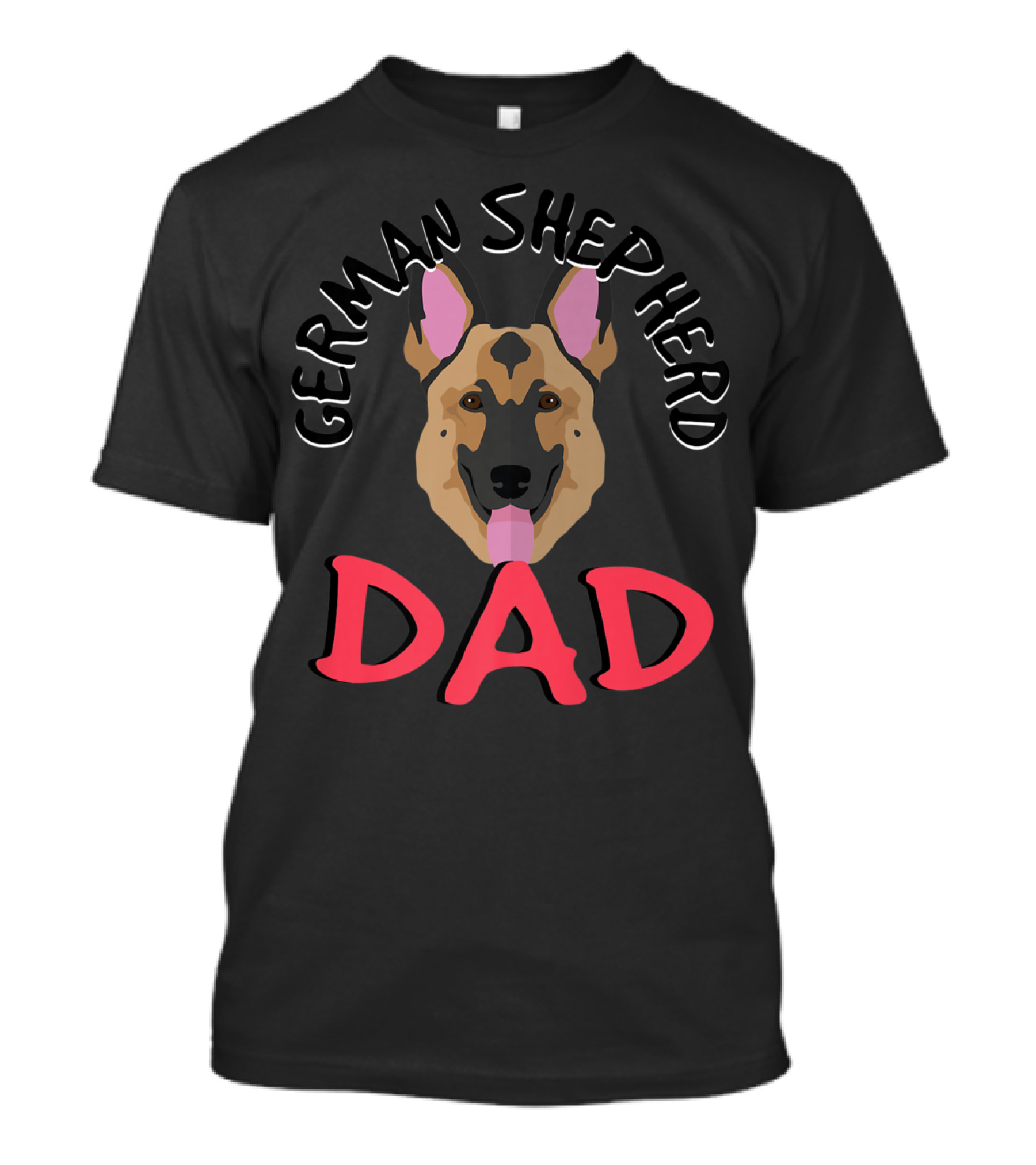 German Shepherd Dad Dog Lover Owner T-Shirt