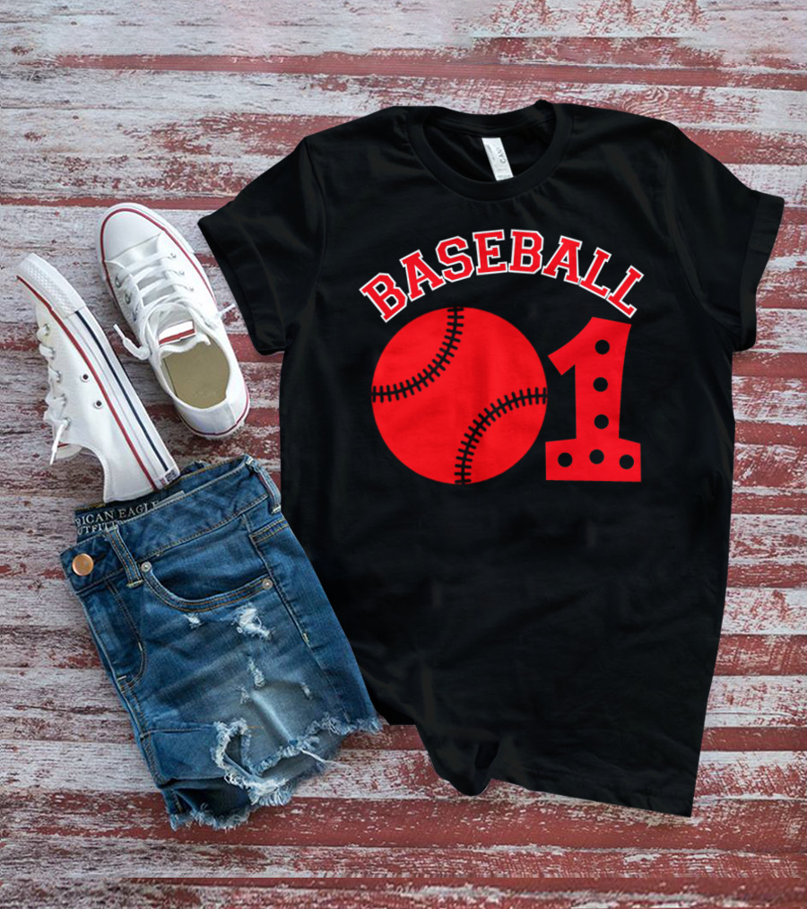 BASEBALL 01 BALL RED 1 T-Shirt