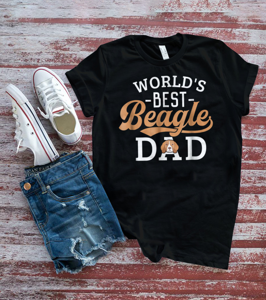 World's Best Beagle Dad T-Shirt