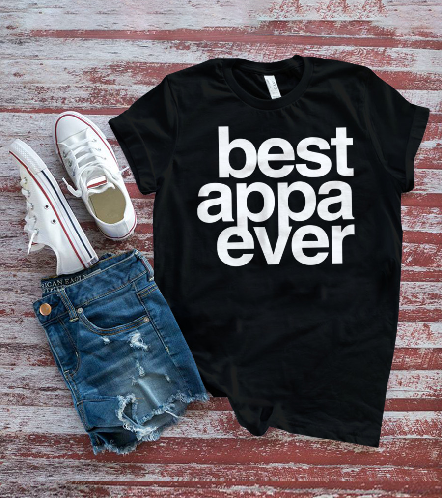 Best Appa Ever Korean Dad T-Shirt