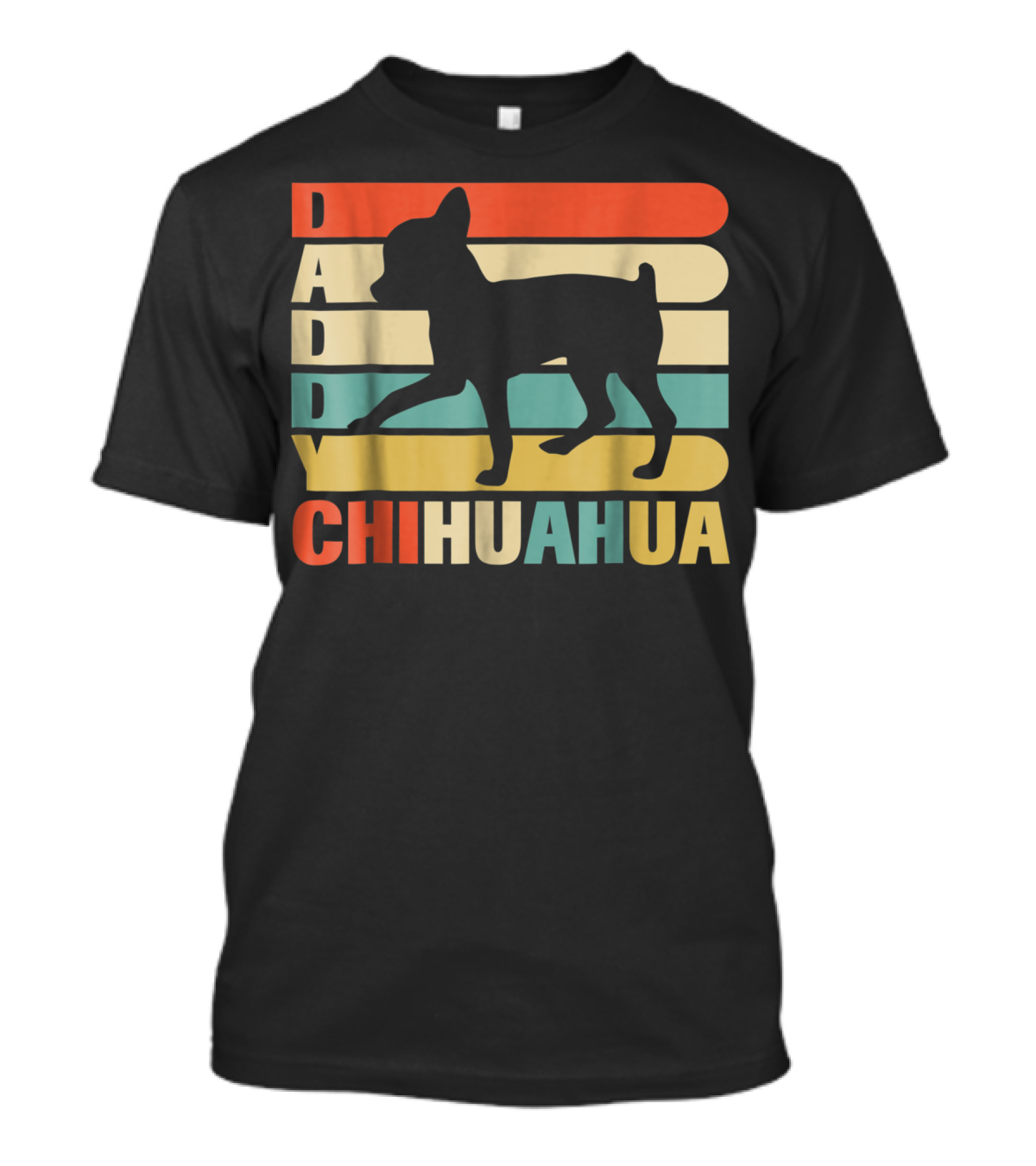 Daddy Chihuahua Vintage Love Dog80 Retro T-Shirt