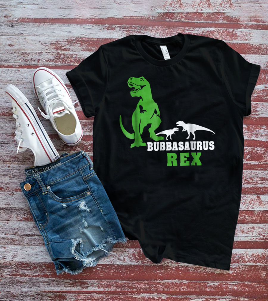 Bubbasaurus Rex Dinosaur Dad Men's T-Shirt