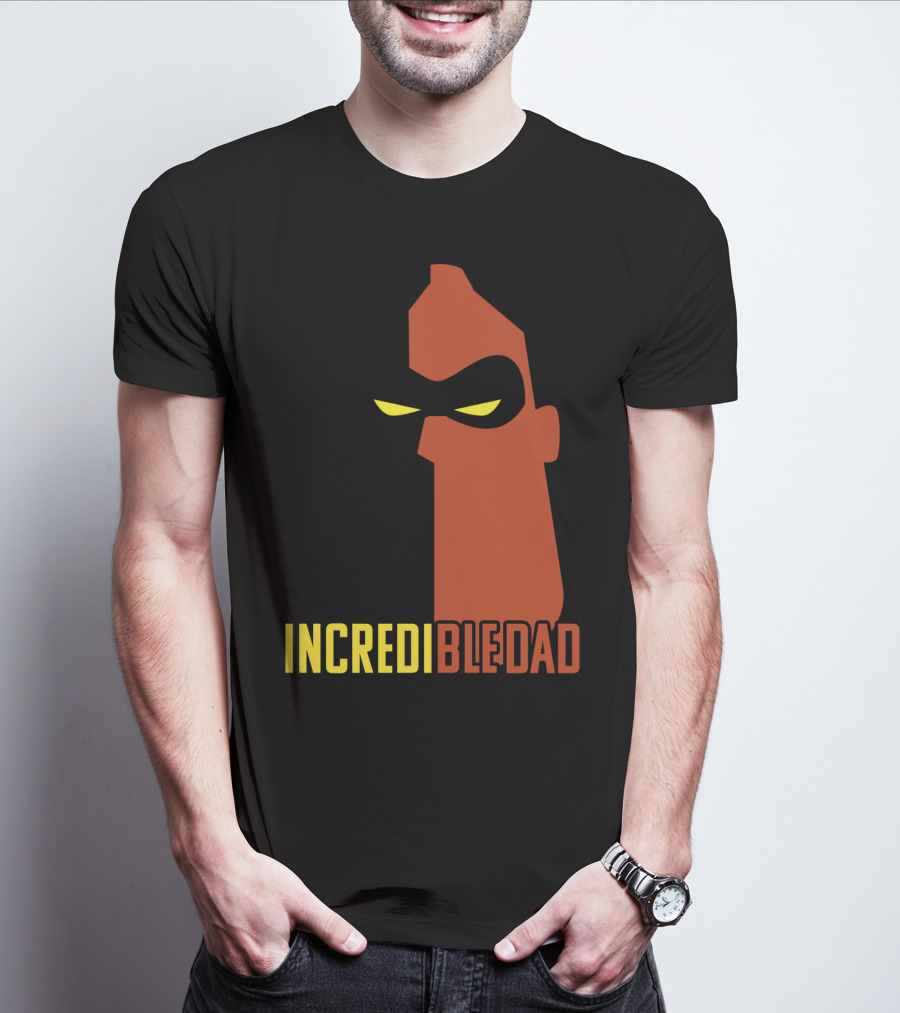 Disney Pixar Incredibles 2 IncrediBle Dad Hero Mask T-Shirt
