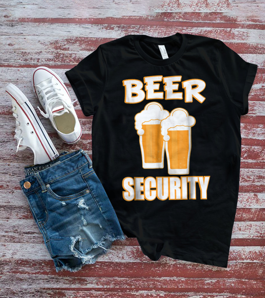 Beer Security Cool Dad T-Shirt
