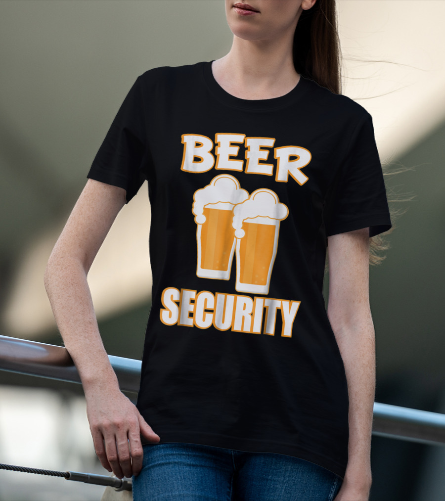 Beer Security Cool Dad T-Shirt