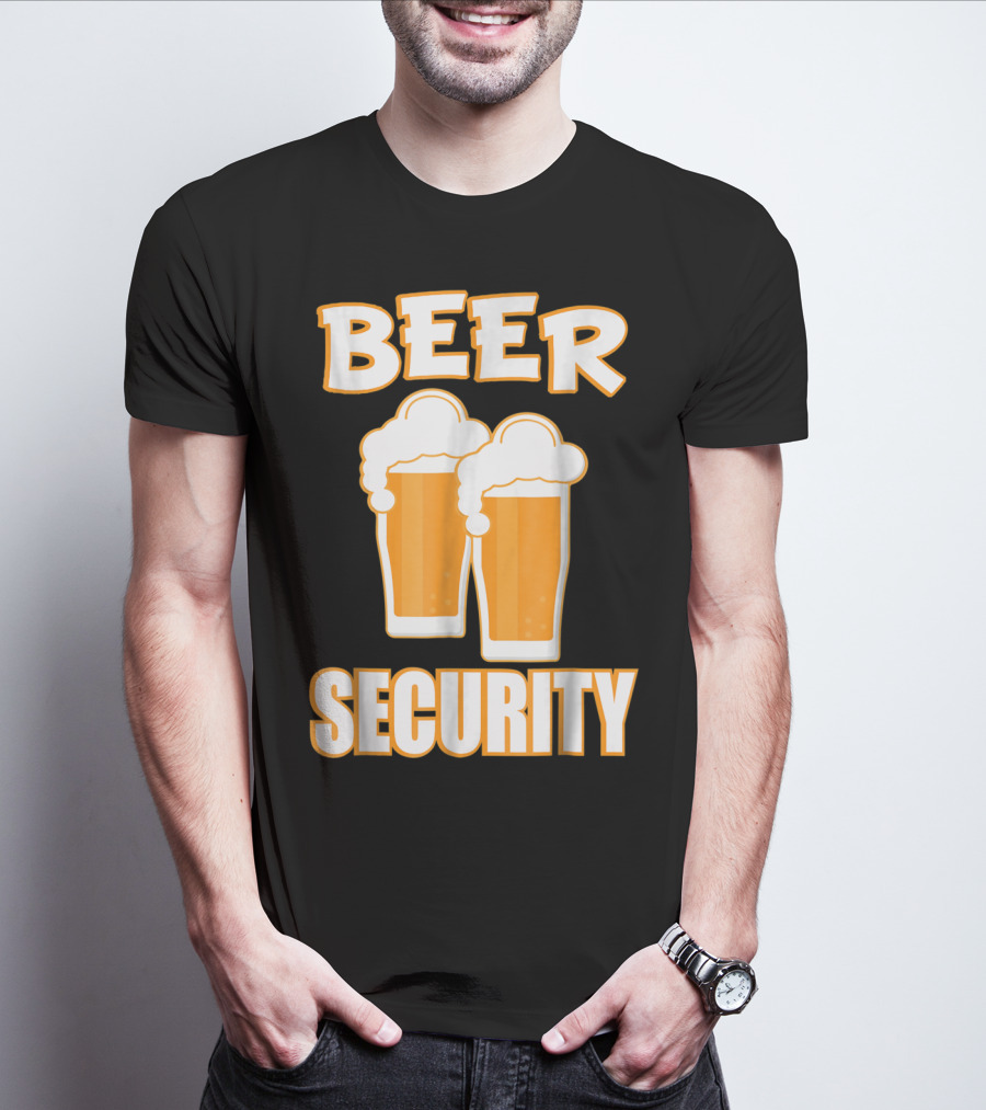 Beer Security Cool Dad T-Shirt
